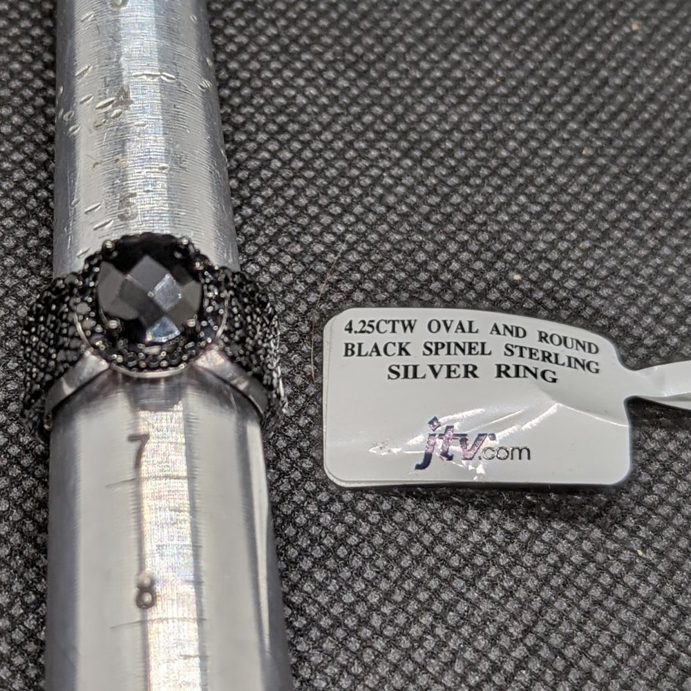Black Spinel Ring